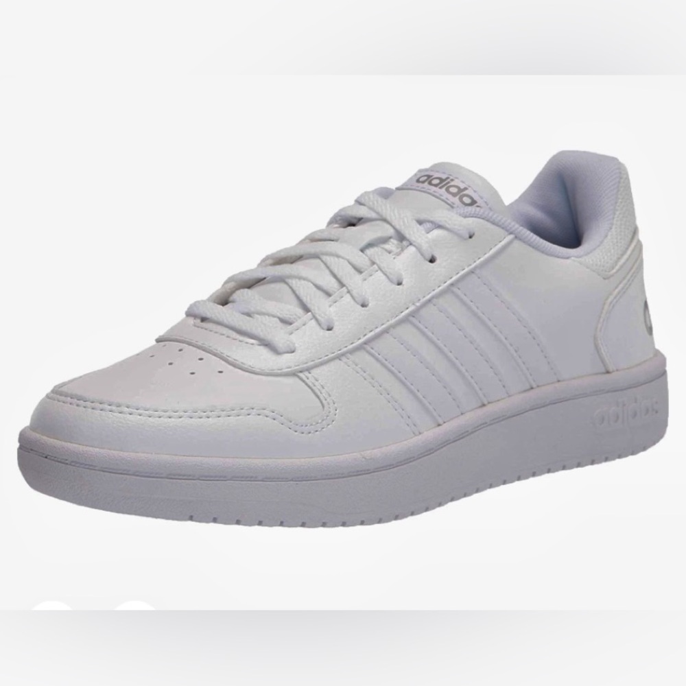 🌟Adidas Hoops 2.0, White on White, Women's 9.5🌟NWT